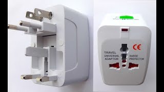 Universal International Travel Plug Adapter with 2 USB Ports [upl. by Ailliw]