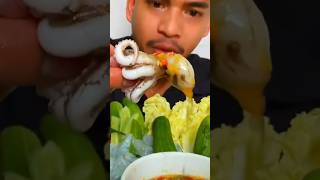 ASMR EATING SEAFOOD eating mukbang food seafood viralvideo shorts [upl. by Burney]