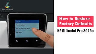 How to Factory Reset HP OfficeJet Pro 8020 OfficeJet Pro 8025 OfficeJet Pro 8035 [upl. by Leake]