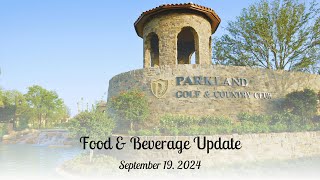 Food amp Beverage Update  September 19 2024 [upl. by Hamitaf]