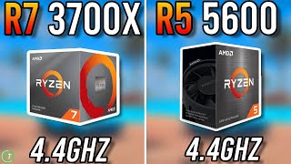 Ryzen 7 3700X vs Ryzen 5 5600  Difference [upl. by Huttan]