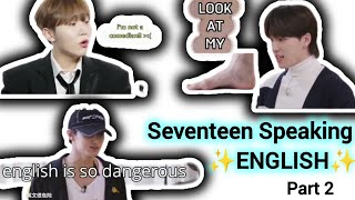 Seventeen Speaking ✨ENGLISH✨ [upl. by Benni644]