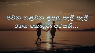 Sithaka Pembara සිතක පෙම්බර සිතුවිලි Male Version  Karaoke [upl. by Sarene]