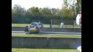 Dragster wreak at tristate Dragway [upl. by Suidualc]