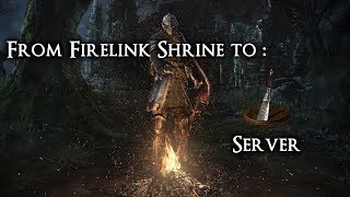 Server Location From Firelink Shrine  DS Remastered [upl. by Oberheim]