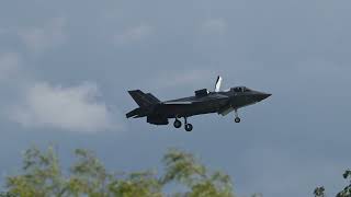 F35 coming in to hover at RIAT 2024 [upl. by Gilbye]