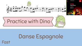 Fast Danse espagnole ABRSM 2024 Violin grade 4 C2 [upl. by Oinigih]