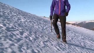 Kicking steps in snow [upl. by Eduam]