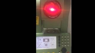 how to on laser in leica ts 06070809 [upl. by Anisor]