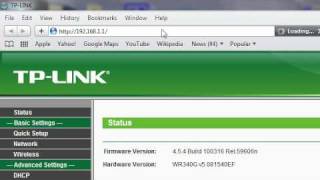 TPLINK TLWR340G overview and wan settings [upl. by Balkin]