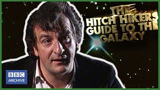 1985 Douglas Adams on HITCHHIKERS GUIDE TO THE GALAXY game  Retro Gaming  BBC Archive [upl. by Lodnar894]