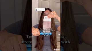 Testing my heat protectors Part 3The 1st one SHOCKED me🤯😱heatprotectant hair shorts haircare [upl. by Ettezel]