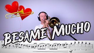 Bésame Mucho  Trombone Play Along [upl. by Notfa]