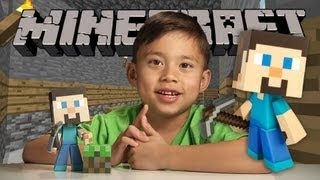 MINECRAFT STEVE Limited Edition Vinyl Figure Unboxing amp Review [upl. by Uchida]