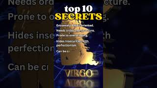 Top 10 Secrets of Virgo Discover the Perfectionism Strengths and Hidden Fears of This Sign [upl. by Ailehs938]