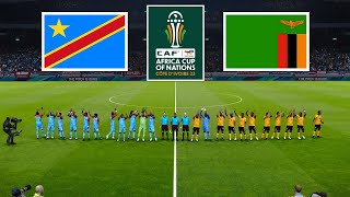 Congo DR vs Zambia ● Africa Cup of Nations 2023  17 January 2024 Gameplay [upl. by Alburga959]