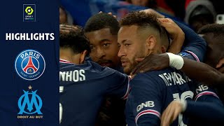 PARIS SAINTGERMAIN  OLYMPIQUE DE MARSEILLE 2  1  Highlights  PSG  OM  20212022 [upl. by Anavas219]