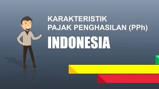 KARAKTERISTIK PAJAK PENGHASILAN PPH DI INDONESIA  VIDEO ANIMASI POWERPOINT [upl. by Aihtenyc35]