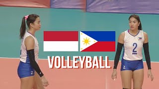 FULL HD INDONESIA  PHILIPPINES l Womens Volleyball [upl. by Dez]