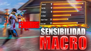 ✅SENSIBILIDAD FREE FIRE CON SEGUIMIENTO A LA CABEZA CONFIGURACIÓN PARA DAR TODO ROJO EN FREE FIRE😱 [upl. by Orfield340]