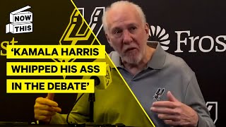 Spurs Gregg Popovich Goes Off on Pathetic Whiner Donald Trump [upl. by Harrus]