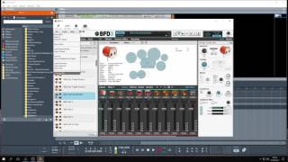 Reason 95  BFD3 VST drum library  Some interface issues [upl. by Felipa]