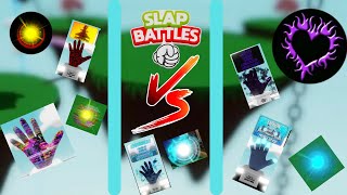 Battle of orb gloves  Slap battles roblox [upl. by Sotnas]