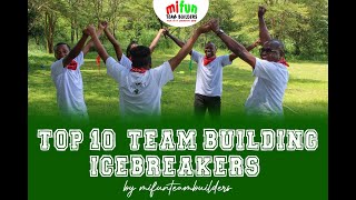 Top 10 Team Building Ice breakers  Break monotony for your team with these [upl. by Lail538]