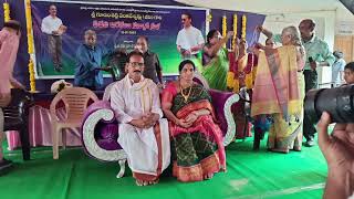 Gv Sir Retirement Functions 3172024Bapatla DeafampDumb School [upl. by Atilahs824]