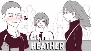 Heather  Haikyuu Animatic   Kanoka  Tanaka x Kiyoko [upl. by Vera]