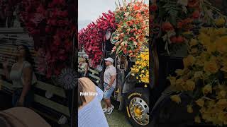 Auto Bus lleno de flores 💐🌹🐝 Festival de las Flores Antigua Guatemala antiguaguatemala festival [upl. by Bliss]