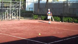 Fourteenyearold Gianluigi Quinzi Training at IMG Bollettieri Tennis Academy [upl. by Hendrickson244]