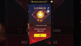 My CS Rank is ELITE MASTER 102 star freefiregamingclassiffnonstopgamingffcsffcsrankffmaxgame [upl. by Missi]