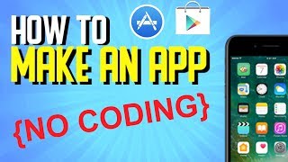 How to Create an App Without Coding Mobile Game App Developing [upl. by Inad]