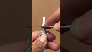 Correct antenna wire connection technique diy construction [upl. by Nohsyar]