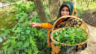 পুকুর পাড়ের তাজা তেলাকুচা শাকের এই রান্নাটি আপনার মুখের স্বাদ বদলে দেবে Telakucha Shak Shrimp Curry [upl. by Nyladnor]