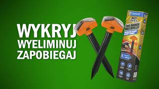 Najlepszy odstraszacz solarny na krety i nornice w ogrodzie No Pest® Thor Hammer Repeller 1800 m² [upl. by Willem]