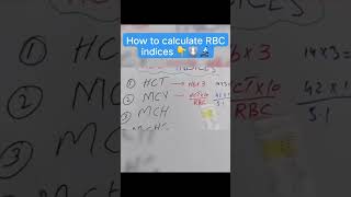 How To Calculate RBC Indices Value rbc Indices Calculation  Red Blood Cells Indices Calculator [upl. by Roath375]