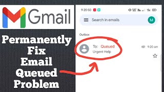 How to Fix Gmail Queued Problem Permanently  How do i resend a queued email in gmail app [upl. by Inverson]