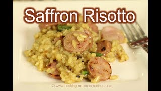 How To Make Risotto Saffron Sausage Rice  Rockin Robin Cooks [upl. by Krm]