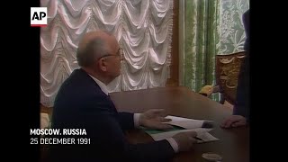 Gorbachev resignation 30 years ago marked USSRs end [upl. by Abott]