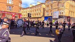 Thiepval Memorial flute band  Glasgow Boyne Celebrations 6thJuly 2024 [upl. by Hamforrd71]