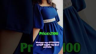 New frock design අලුතින් ආව ගවුම් විලාසිතා shortsfeed fashion frock [upl. by Nhguavad565]