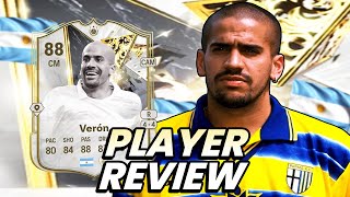 88 CENTURIONS ICON VERON SBC PLAYER REVIEW FC 25 ULTIMATE TEAM [upl. by Curley]