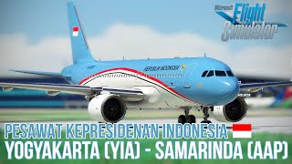 Flight Yogyakarta YIA to Samarinda AAP A320  Microsoft Flight Simulator 2020 Indonesia [upl. by Bedwell]