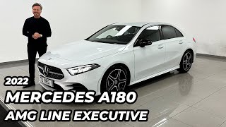 2022 Mercedes A180 AMG Line Executive Saloon [upl. by Lezirg589]