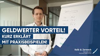 Geldwerter Vorteil  kurz erklärt mit Praxisbeispielen geldwertervorteil steuertipps [upl. by Willmert877]