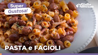 PASTA e FAGIOLI un primo super classico dal sapore inconfondibile e rustico 😋 [upl. by Aeki]