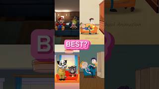 Monster in the closet prank Talking Tom meme funny short [upl. by Yorle]