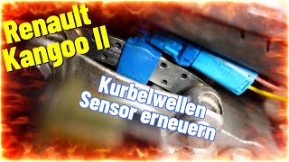 Renault Kangoo 2 Kurbelwellensensor ersetzenautomobile [upl. by Acie]